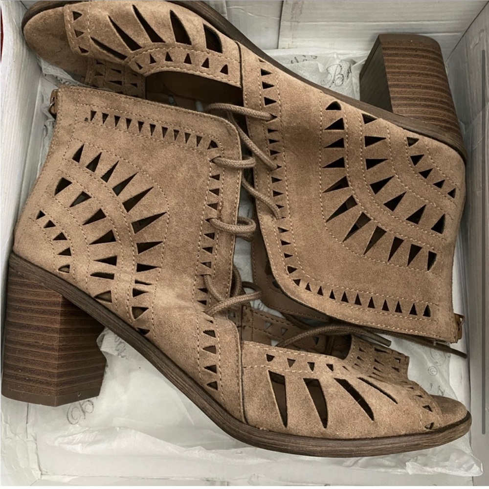 Lace up heels